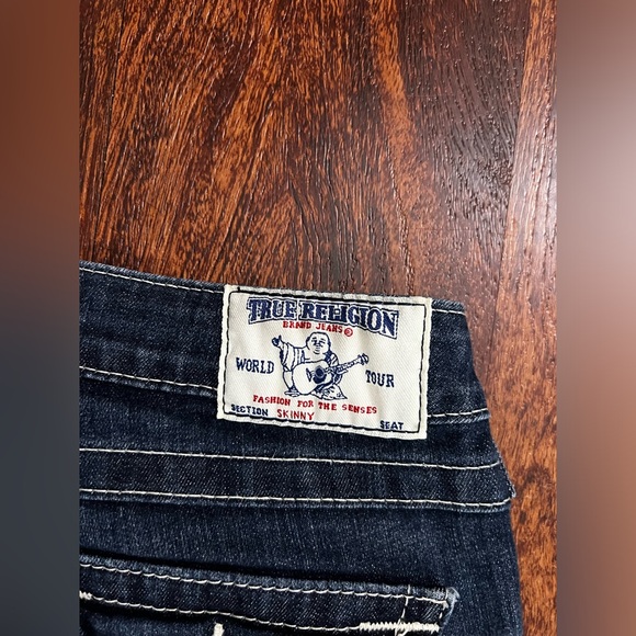 True Religion Skinny Blue Jeans Womens Size size 26 us - Picture 6 of 12
